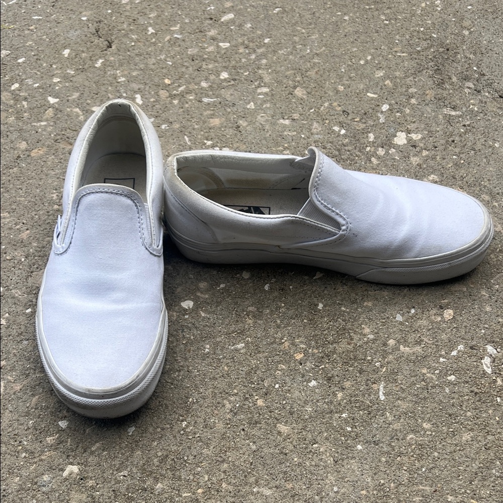 White vans.